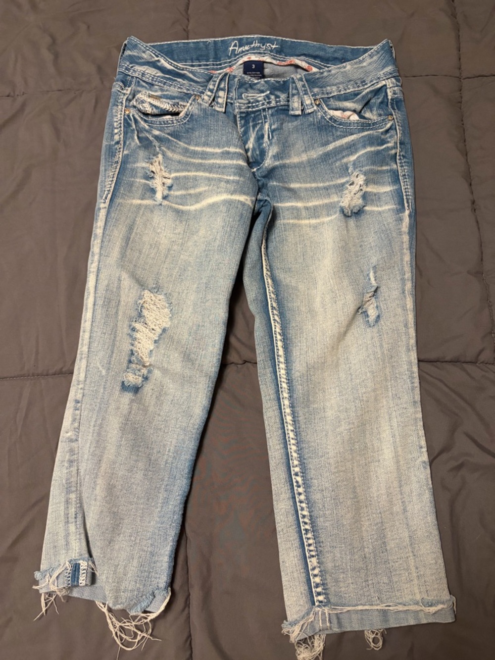 Amethyst Jeans Capris